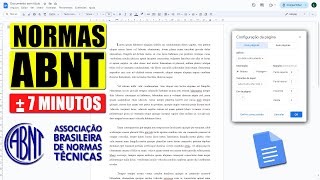 Normas ABNT 2024 Passo a Passo para FORMATAR TRABALHO no GOOGLE DOCS [upl. by Kenzi]