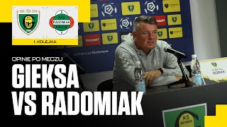 Opinie po meczu GKS Katowice  Radomiak Radom 12 20072024 [upl. by Annauqal]