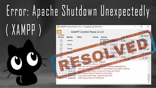 Resolved Error Apache shutdown unexpectedly in XAMPP  Apache start error in XAMPP [upl. by Genna187]