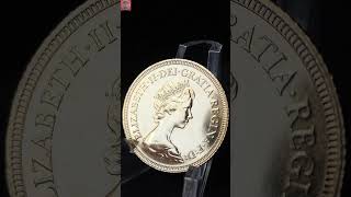 LEGENDE  Goldener Sovereign  1 Pound Goldmünze 1981  shorts [upl. by Leonor]