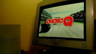 Gaming on CRT  PS2 480p VGA  ChoroQ  Apple Studio display 21quot CRT Monitor [upl. by Suillenroc]