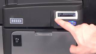 FARGO DTCii Plus  How to check the printer IP and MAC address [upl. by Deirdre]