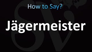 How to Pronounce Jagermeister correctly [upl. by Daisi]