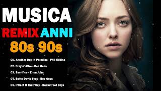 MUSICA ANNI 80s90s RETRO MIX CANZONI STRANIERE ABBA U2 Coldplay Pink Floyd John LennonQueen 2022 [upl. by Niu]