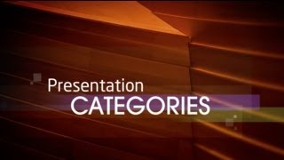 Powerful Presentations Presentation Categories [upl. by Ainocal]