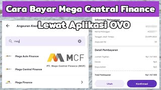 Cara Bayar Tagihan Mega Central Finance Lewat OVO  Cek Cicilan Mega Central Finance [upl. by Bork]