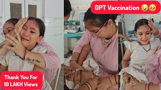 Toddler 5year Vaccination Shot  Vaccines kids  BABY CRYING 😪 shot vaccination injection viral [upl. by Enyawd921]