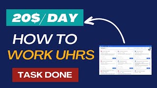 How to Work on Clickworker uhrs 2024 From UHRS login to Task done   Clickworker  earn with tech [upl. by Lsiel702]