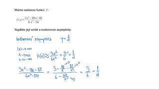 Grafy racionálních funkcí s použitím asymptot  Funkce  Matematika  Khan Academy [upl. by Trub218]