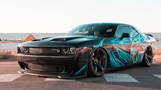 Bagged Dodge challenger Hellcat 4K [upl. by Shepperd815]