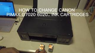 How to replace Canon Pimax G4210 G3200 G2200 G1200 G7020 6020 5020 MegaTank Printers head [upl. by Awahsoj]