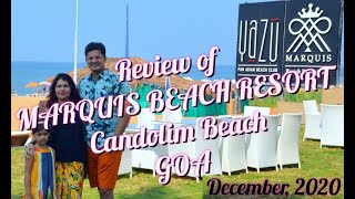 Marquis Beach Resort Candolim Goa  Review Travelled on Dec 2020 [upl. by Zorana]