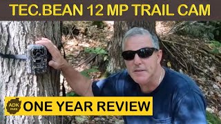 TECBEAN 12MP HD TRAIL CAM  1 YEAR REVIEW [upl. by Onitsirc702]