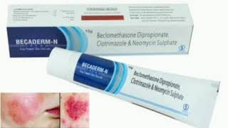 BECADERM N Cream Beclomethasone Dipropionate Clotrimazole amp Neomycin Sulphate [upl. by Ttemme]