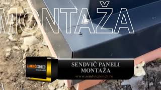 montaza sendvic panela [upl. by Philipson]