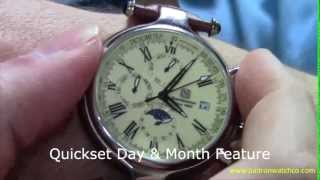 Steinhausen Chronograph Mens Automatic Dress Watch [upl. by Aidnis]