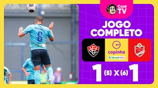 JOGO COMPLETO VITÓRIA X IBRACHINA  TERCEIRA FASE  COPINHA 2024 [upl. by Ifen]