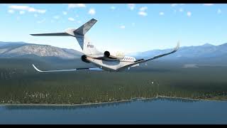 XPlane 12 Cessna Citation X My first Circuit Takeoff and landing [upl. by Eednac]