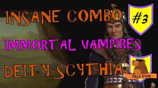 RIDICULOUS UNKILLABLE VAMPIRES 3 – Deity Scythia Sanguine Pact Strategy [upl. by Clayborn]