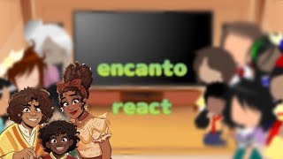 encanto react to dolores antonio and camilo  encanto  gacha club  lazy  by  angie DF [upl. by Weirick]