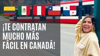 ¡LLEGA DIRECTO CON TRABAJO A CANADÁ Si tienes estas profesiones [upl. by Gladine]