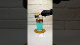 best blue curacao drink for coffee lovers shorts viral drink [upl. by Holcman]