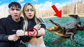 Alligator ATTACKED My Girlfriend [upl. by Ycam]