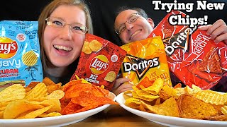 New Lays amp Doritos Chips Mukbang Review [upl. by Pan]