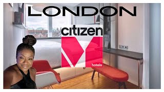 🇬🇧 CitizenM Hotel  London Victoria Station Tour amp Review 2024  GlobeTrotterLori [upl. by Dolora]