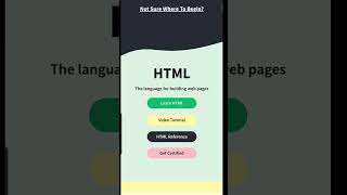 Learn HTML free from W3Schools shorts [upl. by Nicolais]