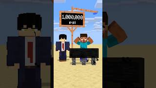 HELP Herobrine To Power Up Break Heavier And Heavier Bedrock friendship shorts trending anime [upl. by Mairb]