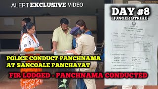 FIR FILED AND PANCHNAMA CONDUCTED AGAINST ALLEGED CULPRITS INSTALLING CCTV IN TOILET IN SANCOALE [upl. by Paymar]