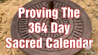 Proving The 364 Day Enoch Calendar With A Simple Clock 100 Proof Of How Genesis 114 Calendar Works [upl. by Goldi837]