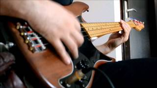 The White Stripes  Hotel Yorba bass cover with TABS [upl. by Elson]