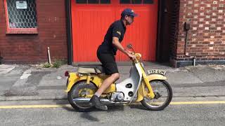 1973 Honda C70 Unrestored and totally original [upl. by Nussbaum960]