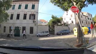 Split City Center Driving to Adriatic Highway Croatia [upl. by Ennaer]