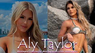 Aly Taylor  American Model  GlamGram Profiles Bio amp Info AlyTaylor [upl. by Lamond]