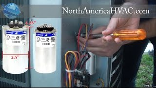 How to replace a Capacitor  HVAC AC Capacitor Replacement [upl. by Oznola]