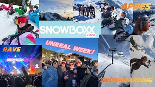 SNOWBOXX 2024 SNOWBOARING BEERS AND RAVING ON A MOUNTAIN [upl. by Mireielle]