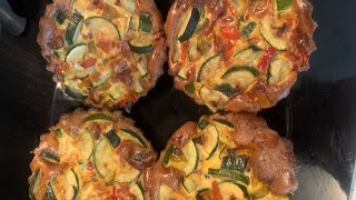 Quiches poivrons amp courgette sans pâte [upl. by Ahsla193]