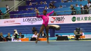 Simone Biles  Floor  2014 World Championships  Qualifications [upl. by Ajax984]