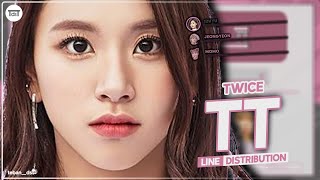 TWICE  TT  Line Distribution [upl. by Eliezer]