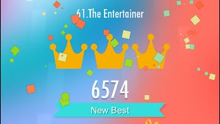 Piano Tiles 2  The Entertainer  6574 [upl. by Christmas]