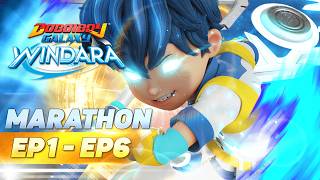 BoBoiBoy Galaxy WINDARA  MARATHON EP1EP6 MonstaNetwork [upl. by Marysa]