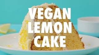 Vegan Lemon Cake  Loving It Vegan [upl. by Marion76]