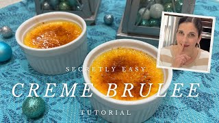 How to Make Easy Creme Brûlée Impressive  Foolproof dessert [upl. by Artenek]