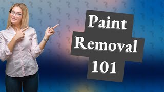 Will lacquer thinner remove paint [upl. by Behlau]