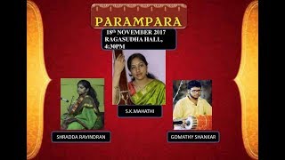 Parivadini LIVE SKMahathi for Parampara [upl. by Leizo353]