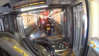 Motorcycle on the Eurotunnel [upl. by Emmerie]