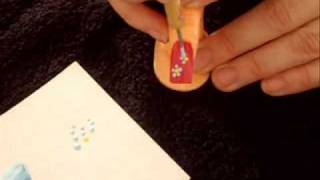 Nail Art How to use a Dotting Tool [upl. by Ahcilef]